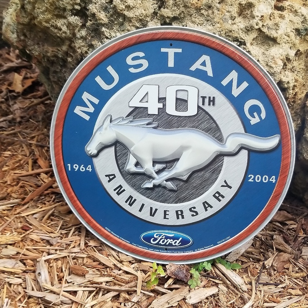 Ford 40th Anniversary Metal Sign